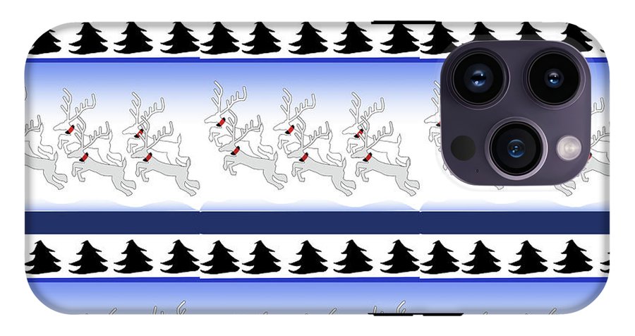 Reindeer Sweater Pattern - Phone Case