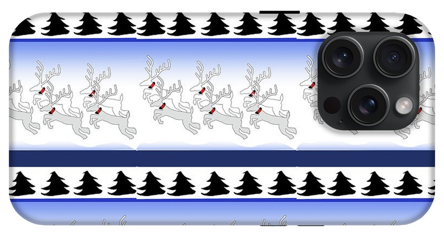 Reindeer Sweater Pattern - Phone Case