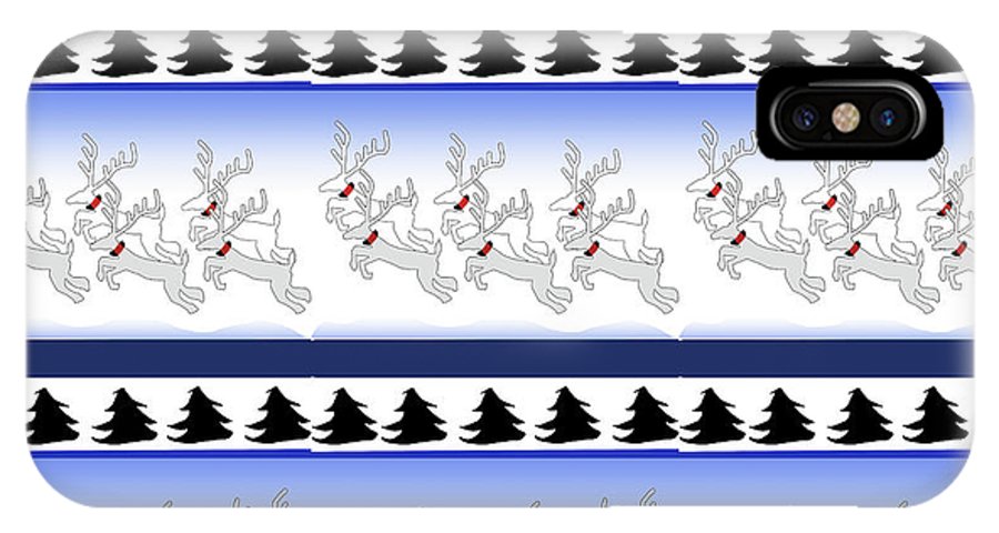 Reindeer Sweater Pattern - Phone Case