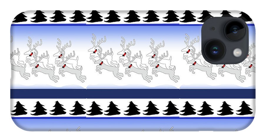 Reindeer Sweater Pattern - Phone Case