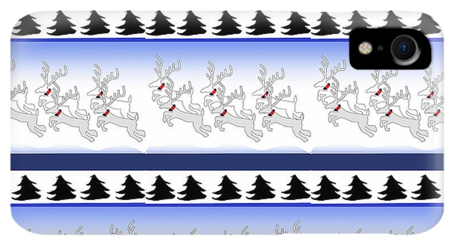 Reindeer Sweater Pattern - Phone Case