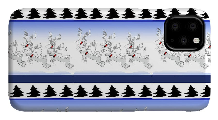 Reindeer Sweater Pattern - Phone Case