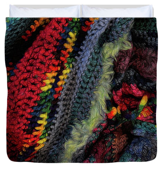 Remembering To Sip The Coffee - Duvet Cover