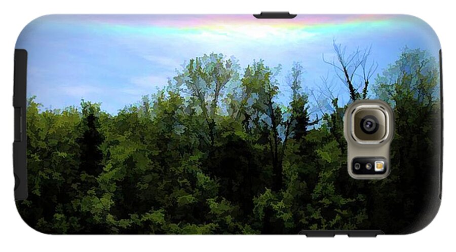 Rockford Park With Rainbow - Phone Case