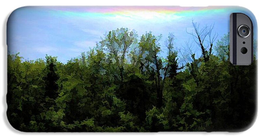 Rockford Park With Rainbow - Phone Case