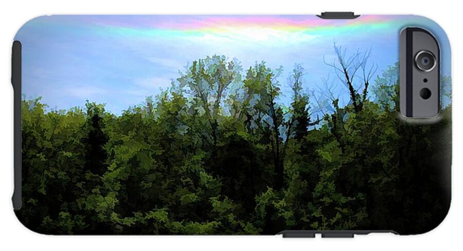 Rockford Park With Rainbow - Phone Case