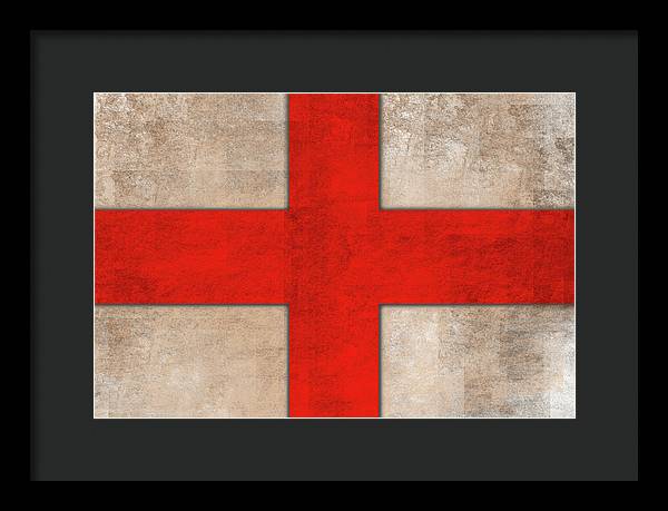 Saint George's Cross - Framed Print