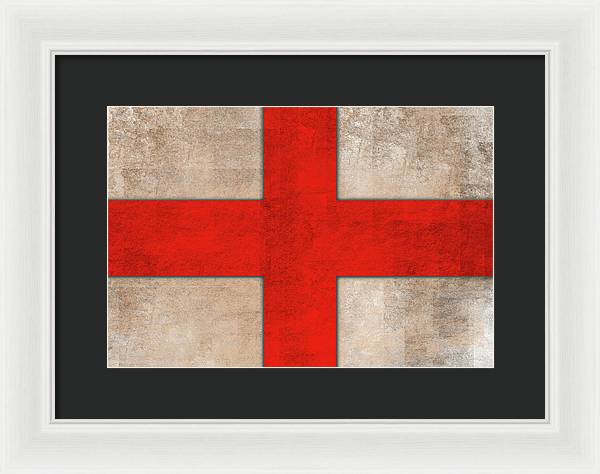 Saint George's Cross - Framed Print