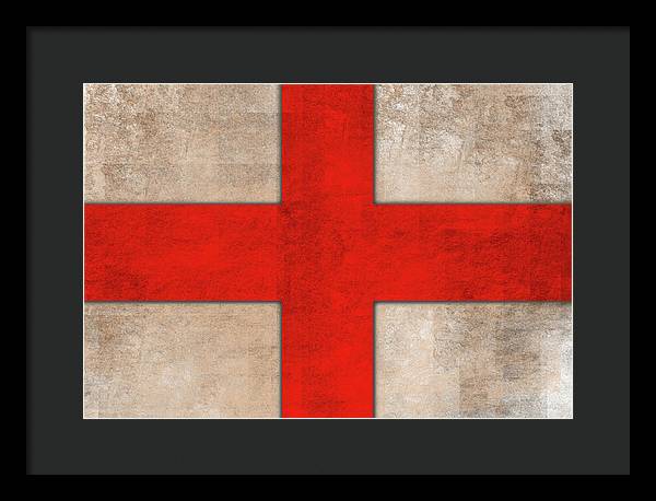 Saint George's Cross - Framed Print