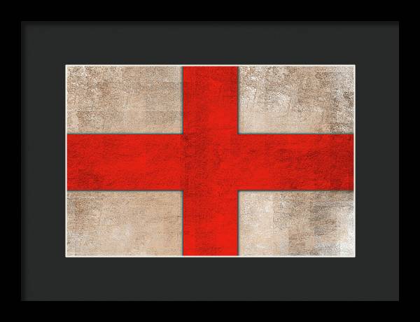 Saint George's Cross - Framed Print