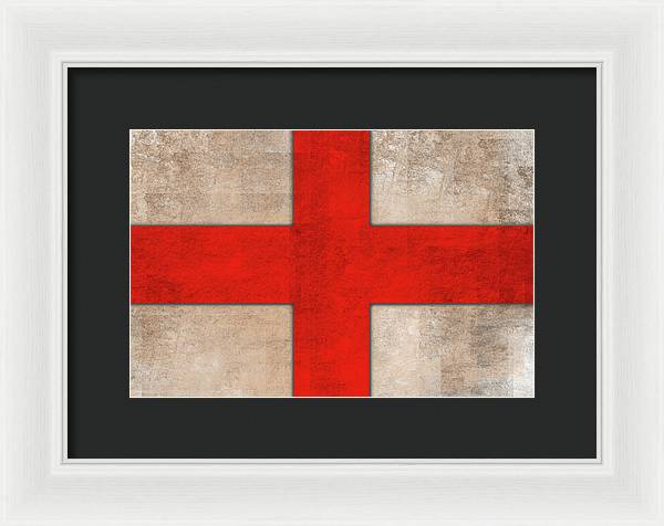 Saint George's Cross - Framed Print