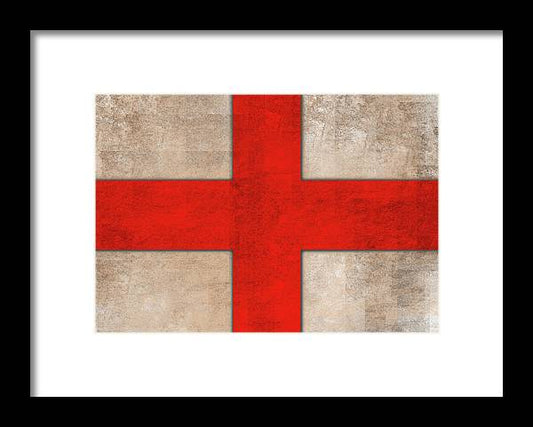 Saint George's Cross - Framed Print