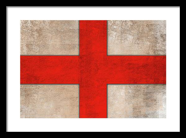 Saint George's Cross - Framed Print