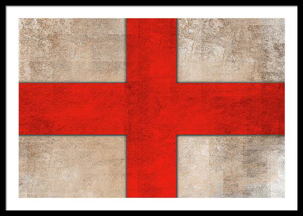 Saint George's Cross - Framed Print