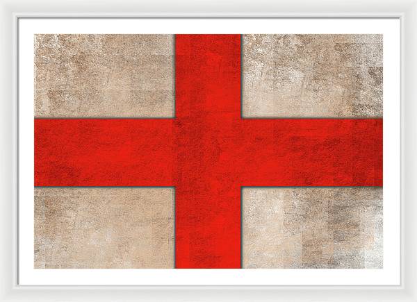 Saint George's Cross - Framed Print