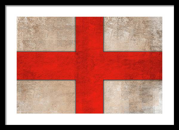 Saint George's Cross - Framed Print