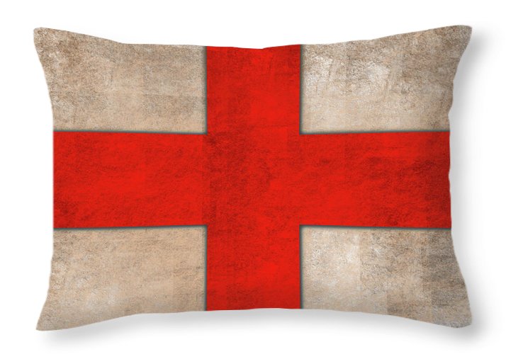 Saint George's Cross - Throw Pillow