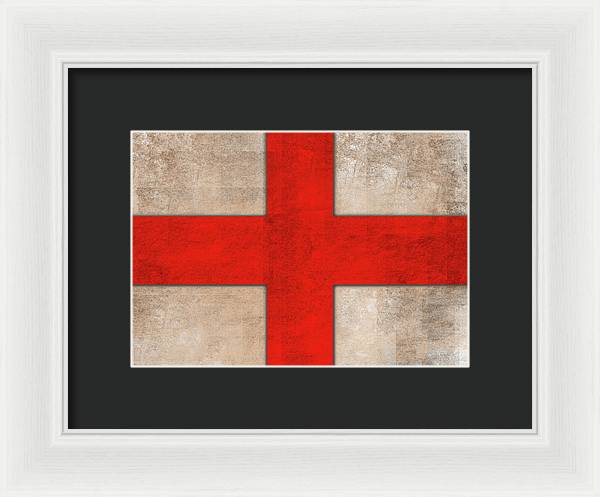 Saint George's Cross - Framed Print