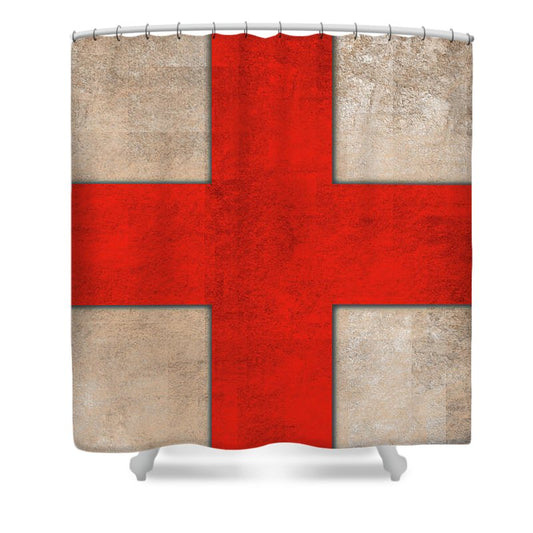 Saint George's Cross - Shower Curtain
