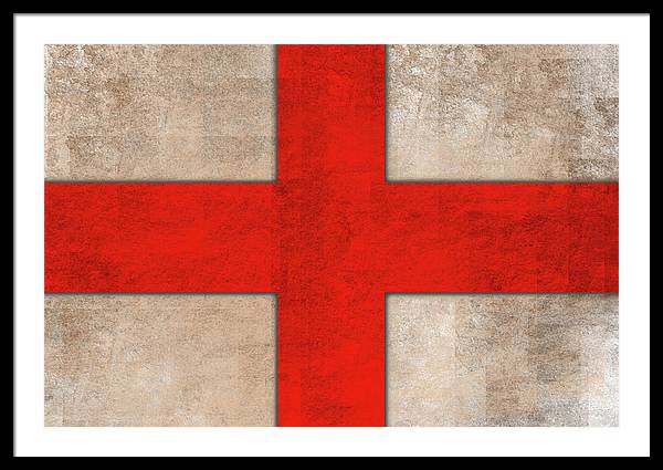 Saint George's Cross - Framed Print