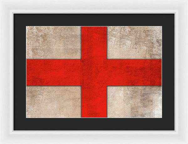 Saint George's Cross - Framed Print