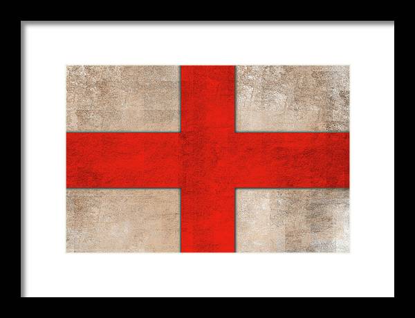 Saint George's Cross - Framed Print