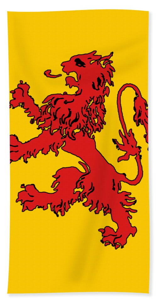 Scottish Lion - Beach Towel