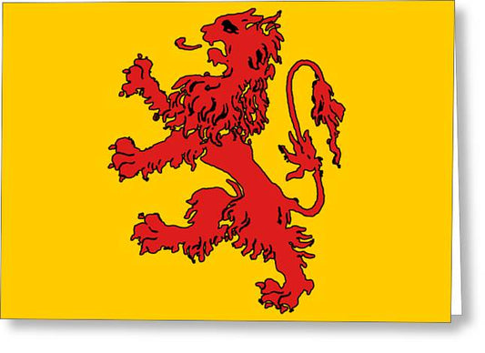 Scottish Lion - Greeting Card