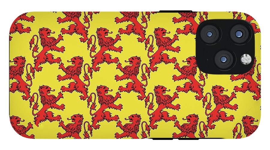 Scottish Lion Repeating Pattern - Phone Case
