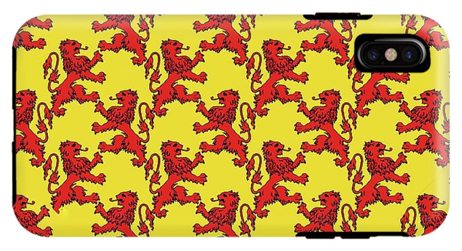 Scottish Lion Repeating Pattern - Phone Case