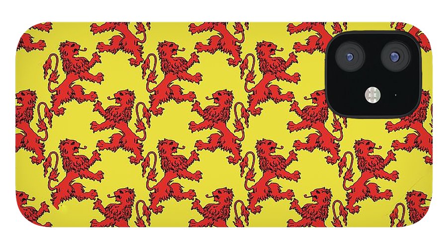 Scottish Lion Repeating Pattern - Phone Case
