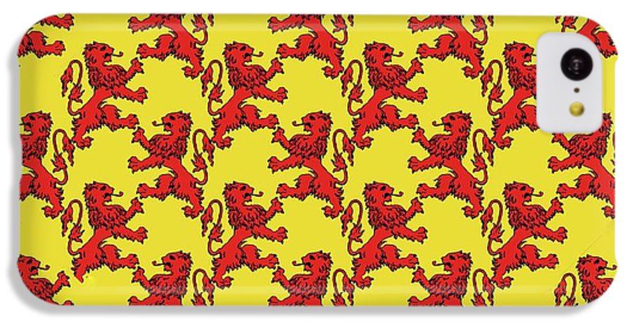Scottish Lion Repeating Pattern - Phone Case