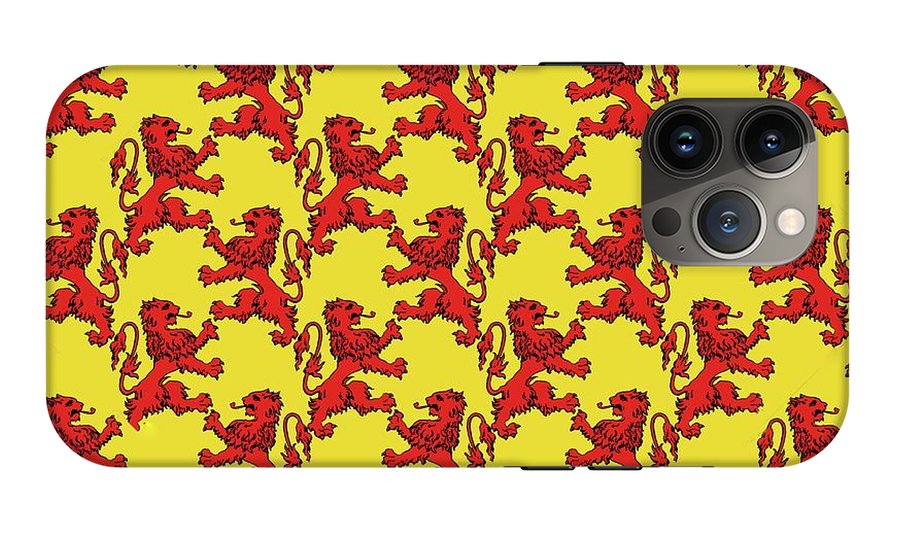 Scottish Lion Repeating Pattern - Phone Case