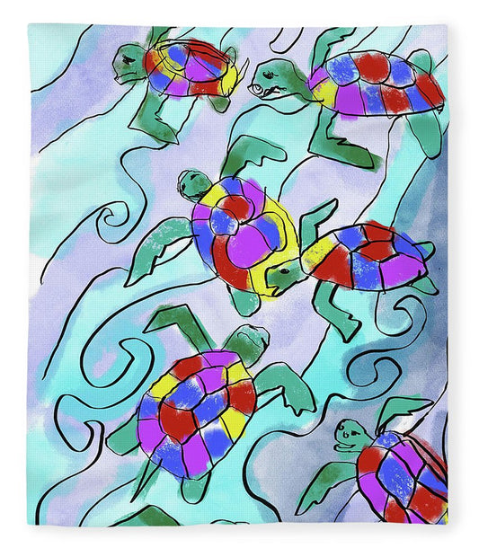 Sea Turtles - Blanket