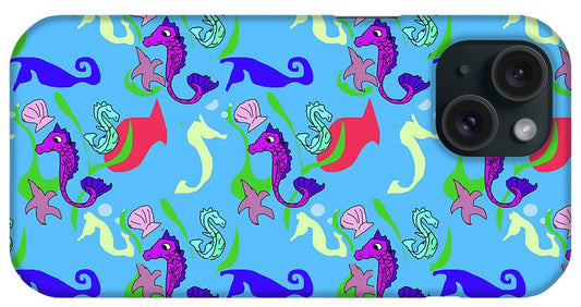Seahorses Pattern - Phone Case