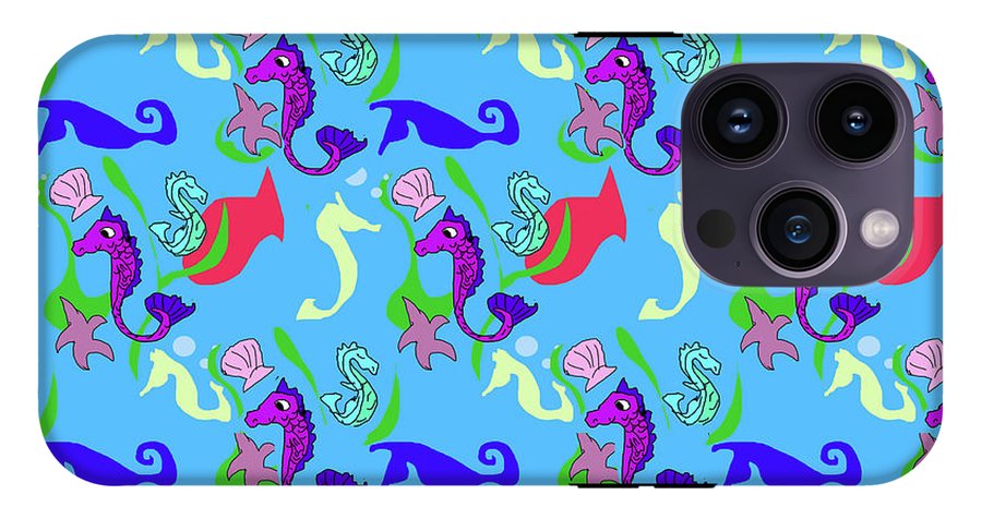 Seahorses Pattern - Phone Case