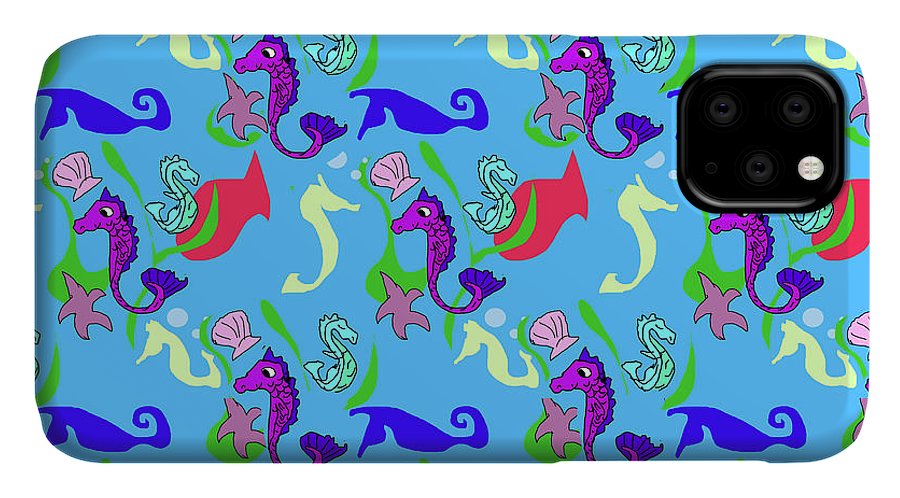 Seahorses Pattern - Phone Case