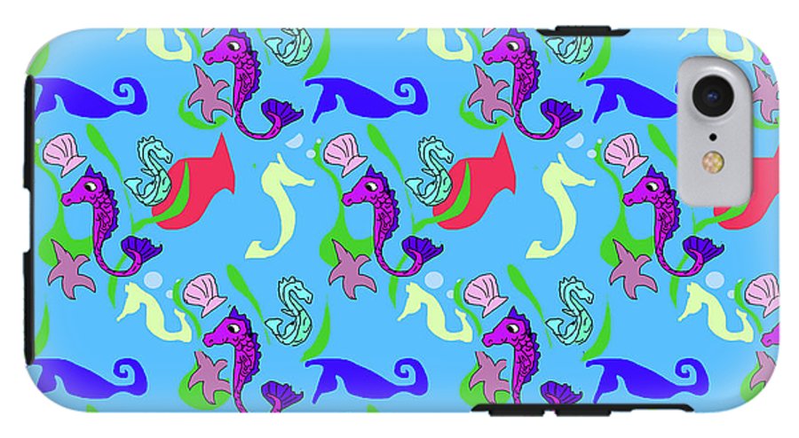 Seahorses Pattern - Phone Case