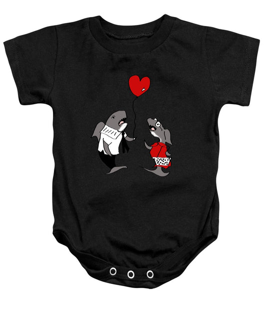 Shark Valentine - Baby Onesie