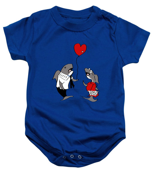 Shark Valentine - Baby Onesie