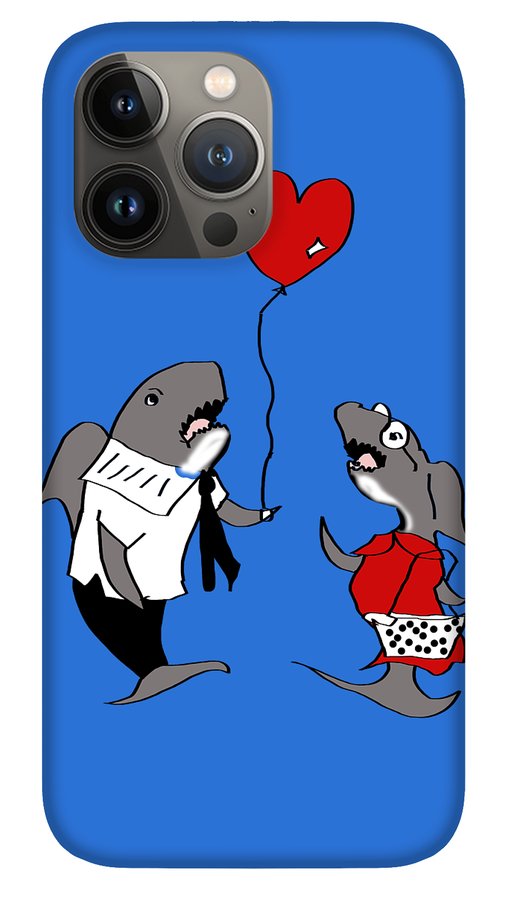 Shark Valentine - Phone Case