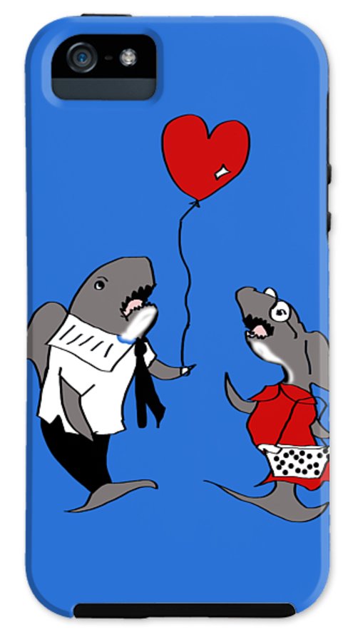 Shark Valentine - Phone Case