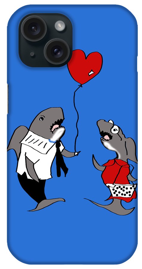 Shark Valentine - Phone Case
