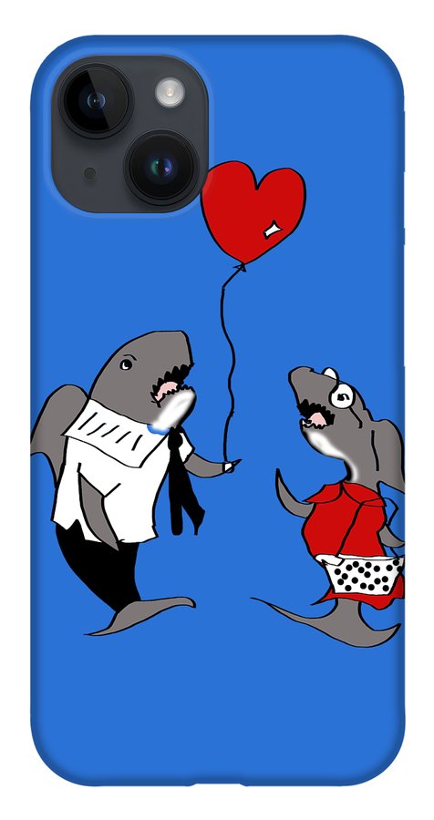 Shark Valentine - Phone Case