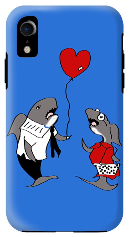 Shark Valentine - Phone Case