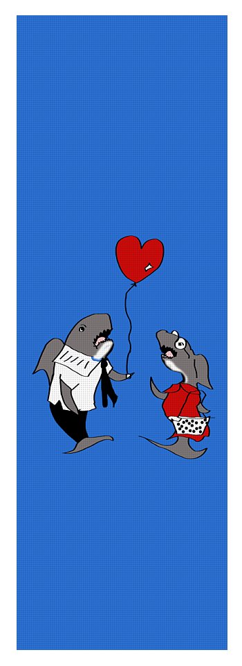 Shark Valentine - Yoga Mat