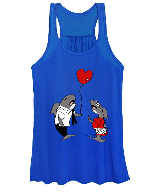 Shark Valentine - Women's Tank Top