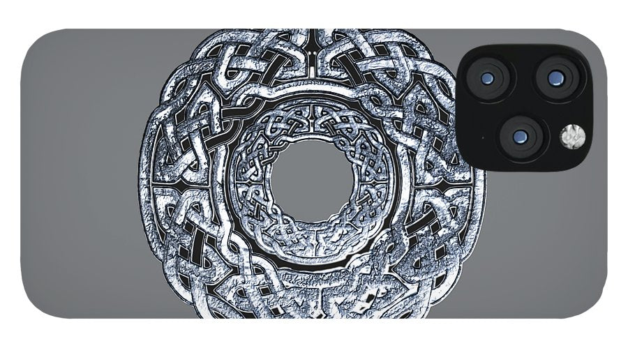Silver Celtic Knot Circle - Phone Case