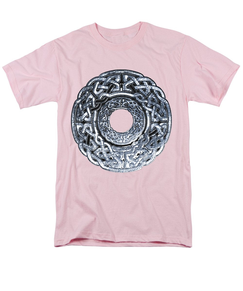 Silver Celtic Knot Circle - Men's T-Shirt  (Regular Fit)
