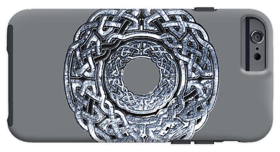 Silver Celtic Knot Circle - Phone Case